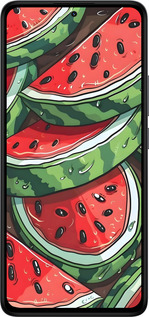 TPU чехол Арбуз для Xiaomi Redmi Note 14 4G - 6315b-3903 изображение 