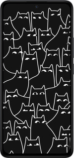 TPU чехол Із зображенням кішок для Xiaomi Redmi Note 14 4G - 6470b-3903 изображение 