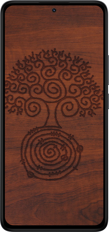 TPU чехол Узор дерева для Xiaomi Redmi Note 14 4G - 4119b-3903 изображение 