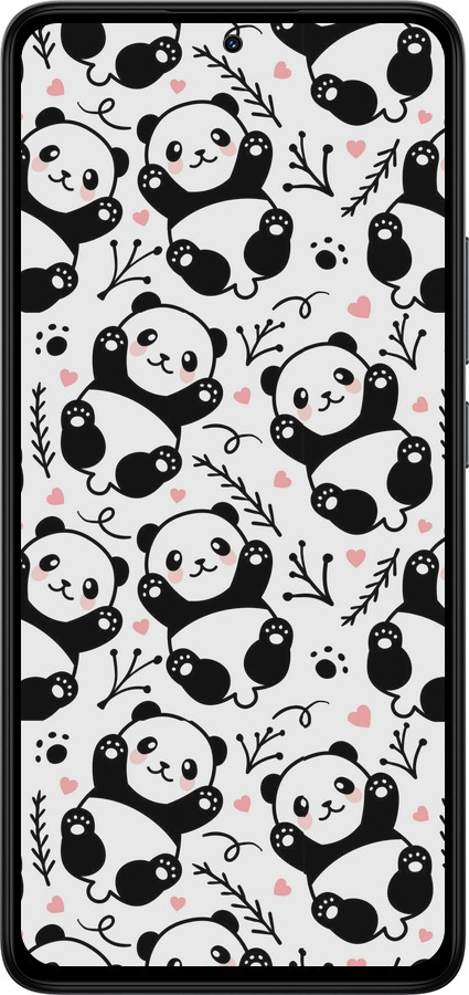 TPU чехол Панди для Xiaomi Redmi Note 14 4G - 4318b-3903 изображение 