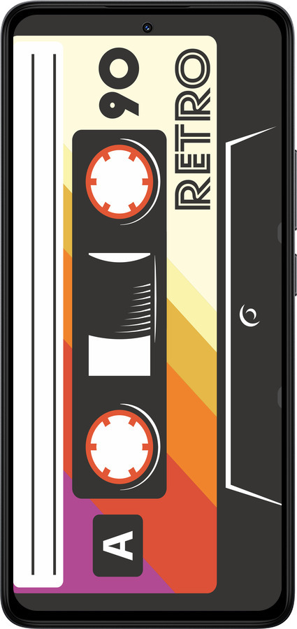 TPU чехол Кассета с90 v4 для Xiaomi Redmi Note 14 4G - 5532b-3903 изображение 