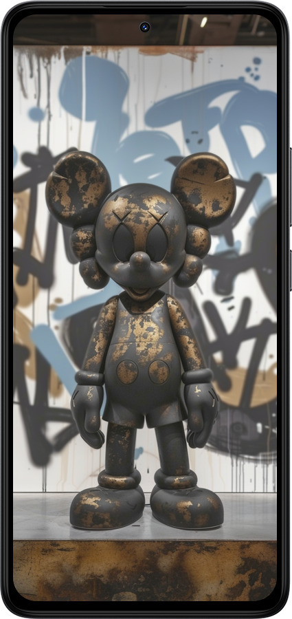 TPU чехол Bronze kaws v2 для Xiaomi Redmi Note 14 4G - 6098b-3903 изображение 