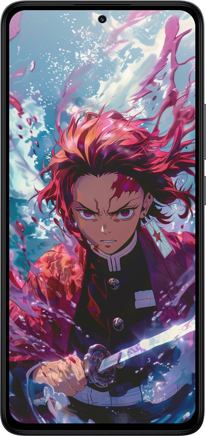 TPU чехол Танджиро Камадо: Клинок рассекающий демонов для Xiaomi Redmi Note 14 4G - 6111b-3903 изображение 