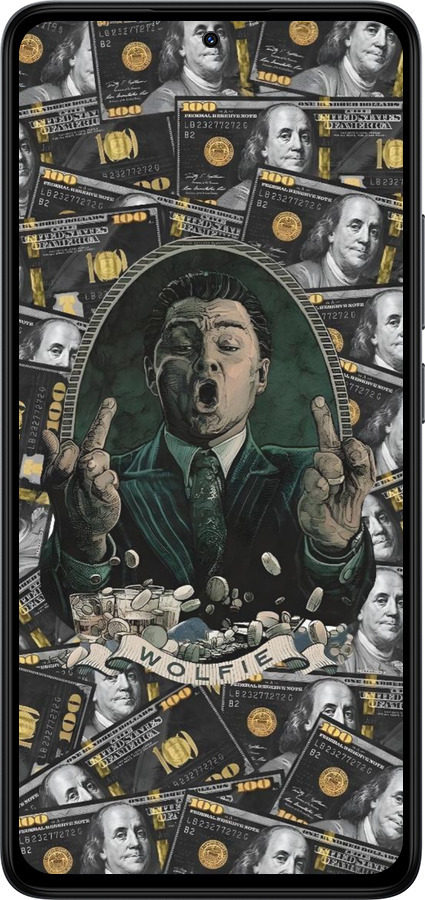 TPU чехол Волк с валл стрит для Xiaomi Redmi Note 14 4G - 6287b-3903 изображение 