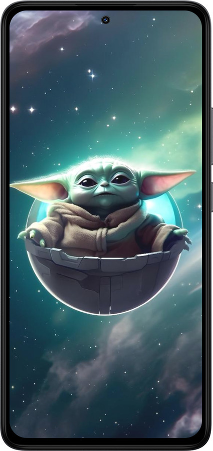 TPU чехол Малышь йода для Xiaomi Redmi Note 14 4G - 6294b-3903 изображение 