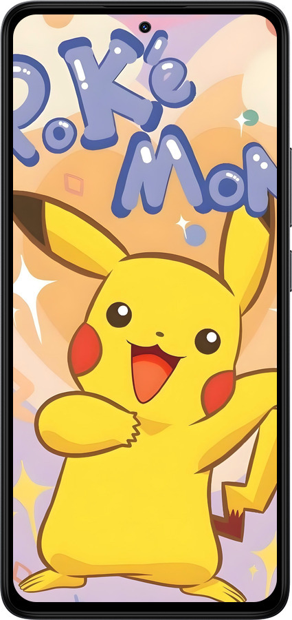 TPU чехол Пикачу для Xiaomi Redmi Note 14 4G - 6383b-3903 изображение 