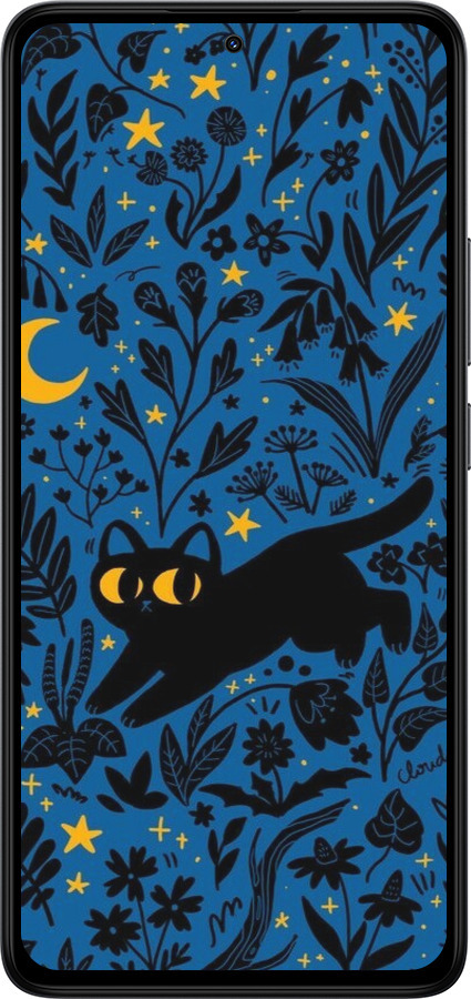 TPU чехол Летняя ночь для Xiaomi Redmi Note 14 4G - 6472b-3903 изображение 