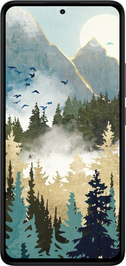 TPU чехол Із зображенням лісового пейзажу для Xiaomi Redmi Note 14 4G - 6548b-3903 изображение 