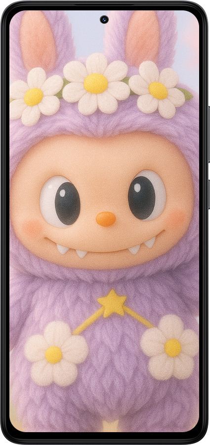 TPU чехол Лабубу 1 для Xiaomi Redmi Note 14 4G - 6709b-3903 изображение 