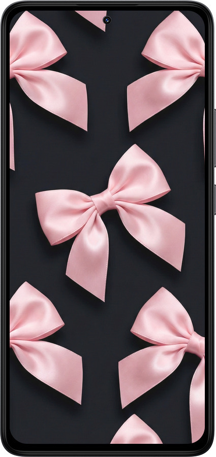TPU чехол Coquette Ribbons Dark Coquette для Xiaomi Redmi Note 14 4G - 6767b-3903 изображение 