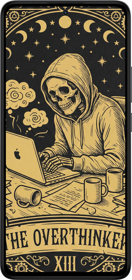 TPU чехол The Overthinker для Xiaomi Redmi Note 14 4G - 6774b-3903 изображение 