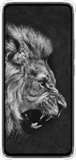 Силикон с усиленными углами чехол Лев для Xiaomi Redmi Note 14 4G - 1080sp-3903 изображение 