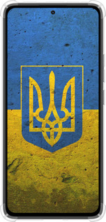 Силикон с усиленными углами чехол Флаг и герб Украины 2 для Xiaomi Redmi Note 14 4G - 378sp-3903 изображение 
