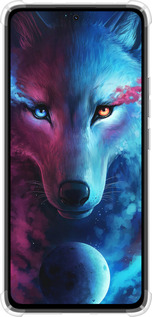 Силикон с усиленными углами чехол Арт-волк для Xiaomi Redmi Note 14 4G - 3999sp-3903 изображение 