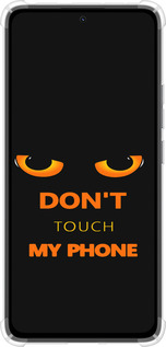 Силикон с усиленными углами чехол Don't touch the phone для Xiaomi Redmi Note 14 4G - 4261sp-3903 изображение 