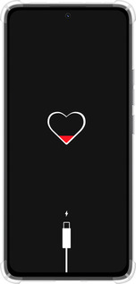 Силикон с усиленными углами чехол Подзарядка сердца для Xiaomi Redmi Note 14 4G - 4274sp-3903 изображение 