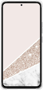Силикон с усиленными углами чехол Пастельный мрамор для Xiaomi Redmi Note 14 4G - 4342sp-3903 изображение 
