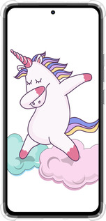 Силикон с усиленными углами чехол Единорог для Xiaomi Redmi Note 14 4G - 4702sp-3903 изображение 
