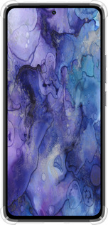 Силикон с усиленными углами чехол Мрамор 7 для Xiaomi Redmi Note 14 4G - 4802sp-3903 изображение 