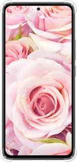 Силіконовий протиударний с посиленими кутами чехол Троянди для Xiaomi Redmi Note 14 4G - 525sp-3903 изображение 