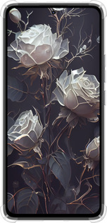 Силіконовий протиударний с посиленими кутами чехол Троянди 2 для Xiaomi Redmi Note 14 4G - 5550sp-3903 изображение 