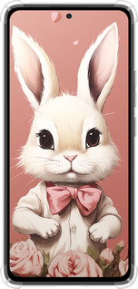 Силикон с усиленными углами чехол Зайчик для Xiaomi Redmi Note 14 4G - 5669sp-3903 изображение 