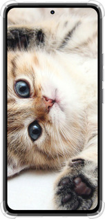 Силикон с усиленными углами чехол Котик для Xiaomi Redmi Note 14 4G - 6024sp-3903 изображение 