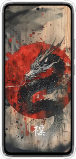 Силикон с усиленными углами чехол Восточный дух для Xiaomi Redmi Note 14 4G - 6100sp-3903 изображение 