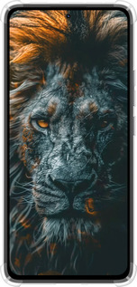 Силикон с усиленными углами чехол Лев в сумерках для Xiaomi Redmi Note 14 4G - 6154sp-3903 изображение 