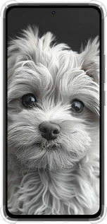 Силикон с усиленными углами чехол Мальтипу на чорном фоне для Xiaomi Redmi Note 14 4G - 6156sp-3903 изображение 