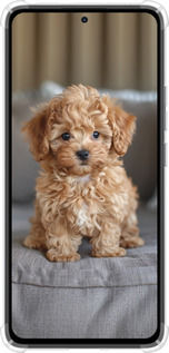 Силикон с усиленными углами чехол Mini-maltipoo для Xiaomi Redmi Note 14 4G - 6158sp-3903 изображение 