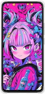 Силикон с усиленными углами чехол Аниме милаха для Xiaomi Redmi Note 14 4G - 6314sp-3903 изображение 