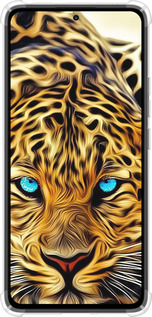 Силикон с усиленными углами чехол Леопард для Xiaomi Redmi Note 14 4G - 6611sp-3903 изображение 