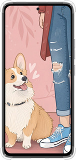 Силіконовий протиударний с посиленими кутами чехол Корги 3 для Xiaomi Redmi Note 14 4G - 6707sp-3903 изображение 