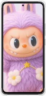 Силикон с усиленными углами чехол Лабубу для Xiaomi Redmi Note 14 4G - 6708sp-3903 изображение 