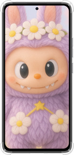 Силіконовий протиударний с посиленими кутами чехол Лабубу 1 для Xiaomi Redmi Note 14 4G - 6709sp-3903 изображение 