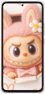 Силіконовий протиударний с посиленими кутами чехол Лабубу 2 для Xiaomi Redmi Note 14 4G - 6710sp-3903 изображение 