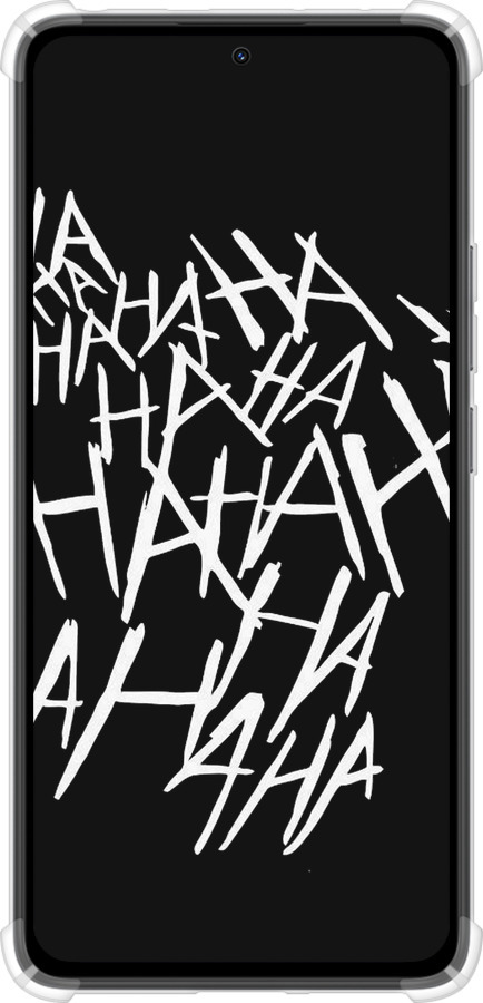Силикон с усиленными углами чехол joker hahaha для Xiaomi Redmi Note 14 4G - 4509sp-3903 изображение 