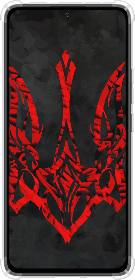 Силикон с усиленными углами чехол Герб Украины v4 для Xiaomi Redmi Note 14 4G - 5319sp-3903 изображение 