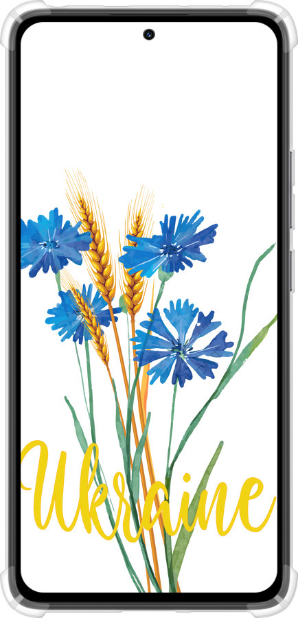 Силикон с усиленными углами чехол Ukraine v2 для Xiaomi Redmi Note 14 4G - 5445sp-3903 изображение 