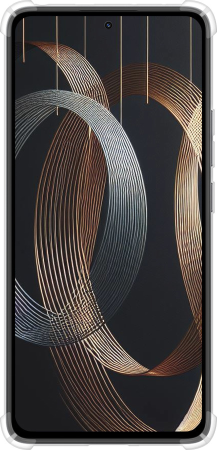 Силикон с усиленными углами чехол Симфония для Xiaomi Redmi Note 14 4G - 5835sp-3903 изображение 