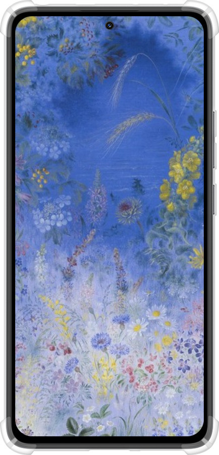 Силикон с усиленными углами чехол Билокур для Xiaomi Redmi Note 14 4G - 5908sp-3903 изображение 