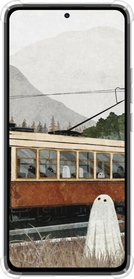 Силикон с усиленными углами чехол Призрак 2 для Xiaomi Redmi Note 14 4G - 6247sp-3903 изображение 