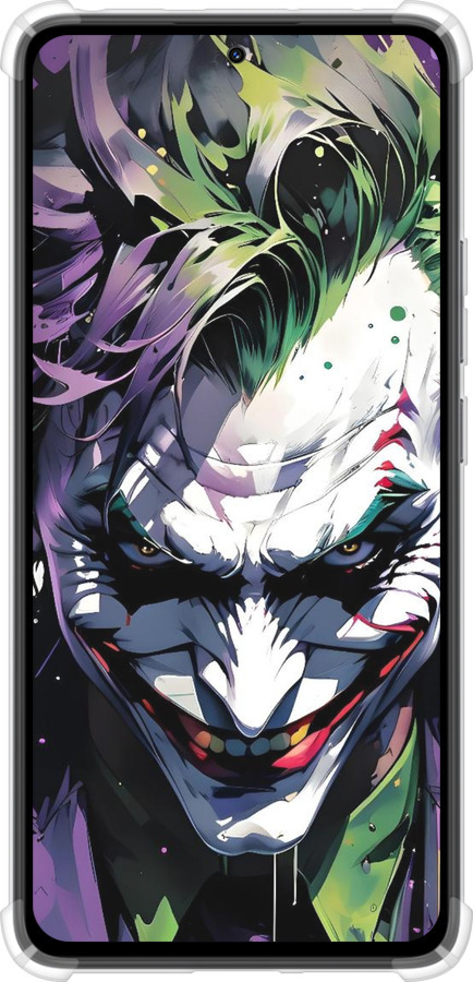 Силикон с усиленными углами чехол Джокер для Xiaomi Redmi Note 14 4G - 6289sp-3903 изображение 