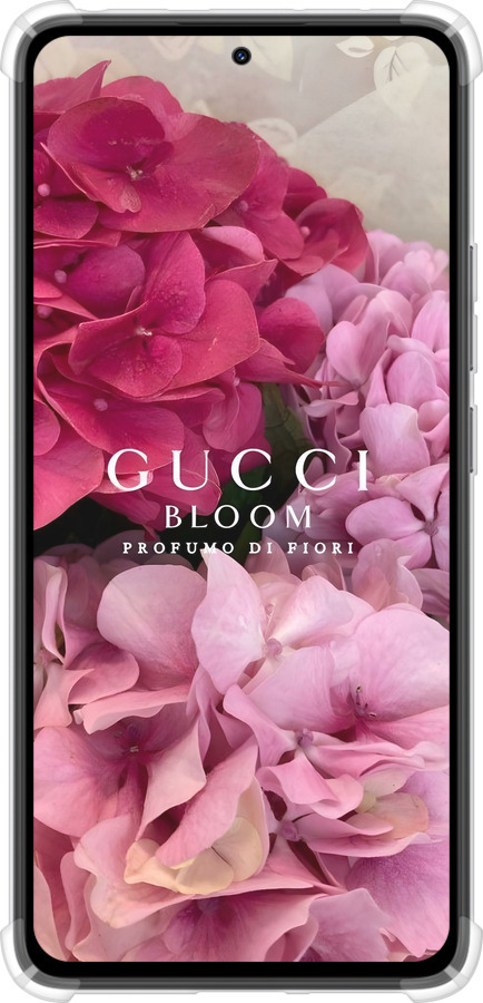 Силикон с усиленными углами чехол Гучи для Xiaomi Redmi Note 14 4G - 6341sp-3903 изображение 