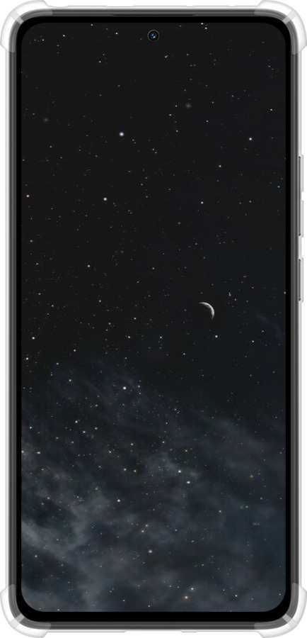 Силикон с усиленными углами чехол Ночное небо для Xiaomi Redmi Note 14 4G - 6451sp-3903 изображение 