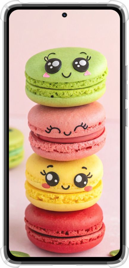Силіконовий протиударний с посиленими кутами чехол Печиво для Xiaomi Redmi Note 14 4G - 6693sp-3903 изображение 