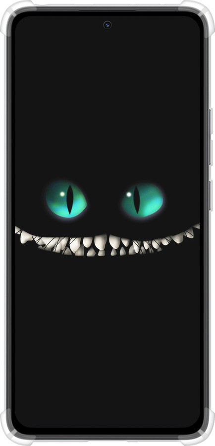 Силикон с усиленными углами чехол Чеширский кот для Xiaomi Redmi Note 14 4G - 689sp-3903 изображение 