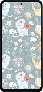 Силиконовый чехол Котята v3 для Xiaomi Redmi Note 14 4G - 1223u-3903 изображение 