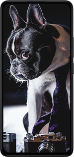Силиконовый чехол Бульдог-фотограф для Xiaomi Redmi Note 14 4G - 142u-3903 изображение 